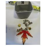 maple leaf pins, necklace
