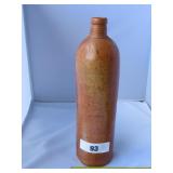 pottery jug w/handle 12"