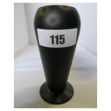 black amethyst vase 7"