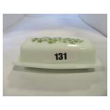 pyrex spring blossom crazy daisy butter dish