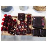 svc 8 ruby dishes 48 pcs list in description