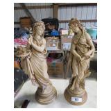 marwal chalk-ware statues 20"