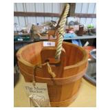 The Maine Bucket Co. wooden bucket
