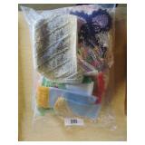 hankerchiefs, doilys, small wristlet etc