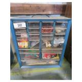 21 drawer storage bin w/contents