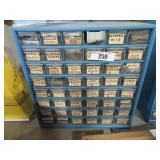 48 drawer storage bin w/contents