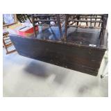 large blanket box 60" x 18.5" x 20"