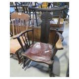 early pressed back rocker