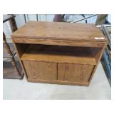 2 door tv stand w/swivel top