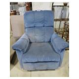 blue lazy boy recliner