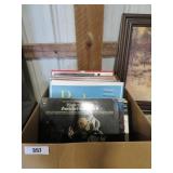 large box of records