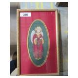 angel needlepoint - first place at fair