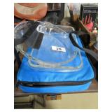 pyrex casserole & heated bag, pie plate etc
