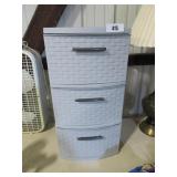3 drawer sterilite plastic dresser