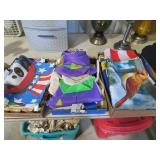 3 boxes of garden flags