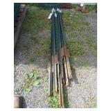 9 heavy duty fence posts