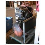HONDA GAS POWERED AIR COMPRESSOR ON CART