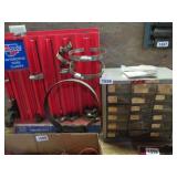 HOSE CLAMPS, STORAGE BIN