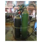 TORCH SET W/TANKS & CART