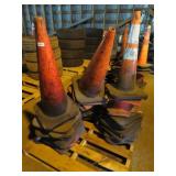 PALLET OF 30 SAFETY CONES