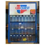 CAR QUEST CABINET W/MISC LIGHT BULBS