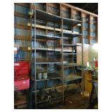 METAL SHELVING UNIT 73" X 120" X 24"