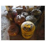 7 METAL GAS CANS