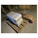 NEW CEILING TILES, TACK STRIP