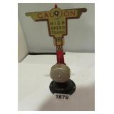 marx caution high speed trains sign