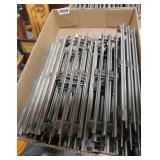 22 pieces of straight O gauge track