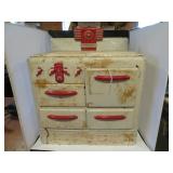 VINTAGE METAL PROSPERITY JR TOY STOVE