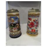2 1988 OLYMPICS STEINS  8' TALL