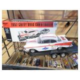 ERTL 1957 CHEVY DRAG CAR & TRAILER