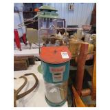 1 VINTAGE BERNZ O MATIC & 1 COLEMAN LANTERNS