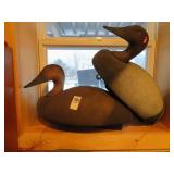2 RESTLE GEESE DECOY CO MAUMEE OHIO