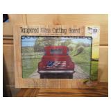 TEMPERED GLASS CUTTING BOARD 12'X16' W/TRUCK