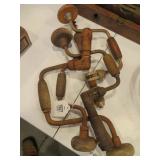 4 ANTIQUE HAND DRILLS