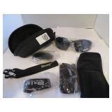 DAISY SHOOTING GLASSES W/ EXTRA LENSES & CASE