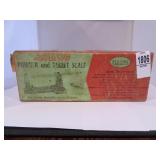 VINTAGE REDDING POWDER AND BULLET SCALE IN BOX