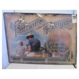 NEW METAL SIGN 12'X17' A FATHER'S PRAYER