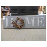 WOODEN HOME SIGN 7'X25'