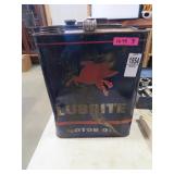 LUBRITE MOTOR OIL CAN 2 GALLON
