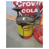 PENNZOIL CAN W/ WHEEL BEARING PRESS ATTACHMENT