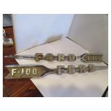 PR FORD F-100 TRUCK HOOD EMBLEMS