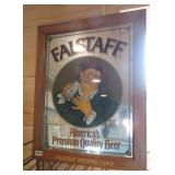 FALSTAFF BREWING FRAMED ADV MIRROR 19.5'X25.5'