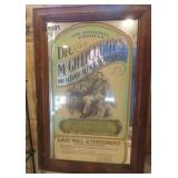 VINTAGE DR MCGILLICUDDYS FRAMED ADV SIGN 12'X19'