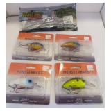 FISHING-BASS LURES ETC