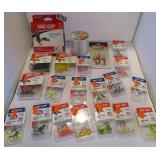 FISHING-JIGS, LINE, SPINNERS ETC