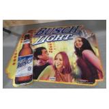 BUSCH LIGHT METAL ADVERTISING SIGN 2005 25.5'X20'