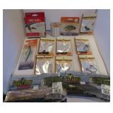 FISHING-BASS & OTHER LURES, LINE ETC